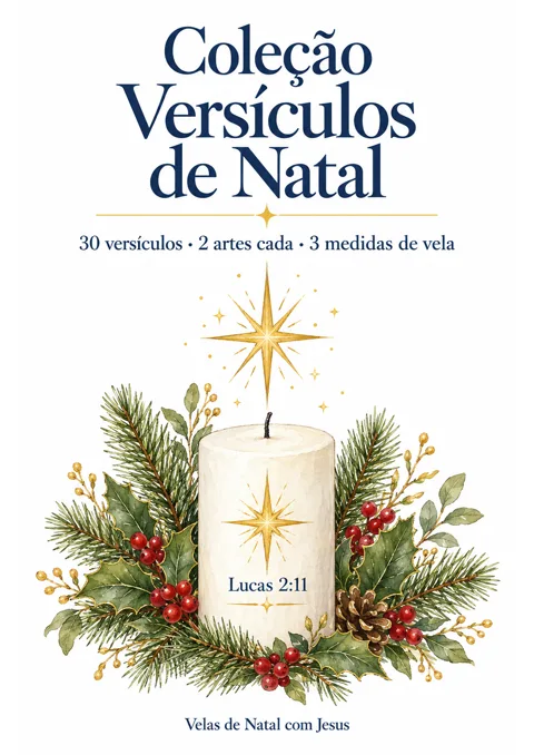Capa — Coleção Versículos de Natal