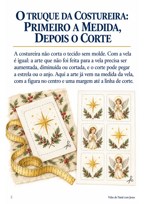 O Truque da Costureira — página 5 de Vela na Medida: o Truque da Costureira em 4 passos