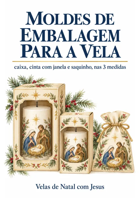 Capa — Moldes de Embalagem para a Vela